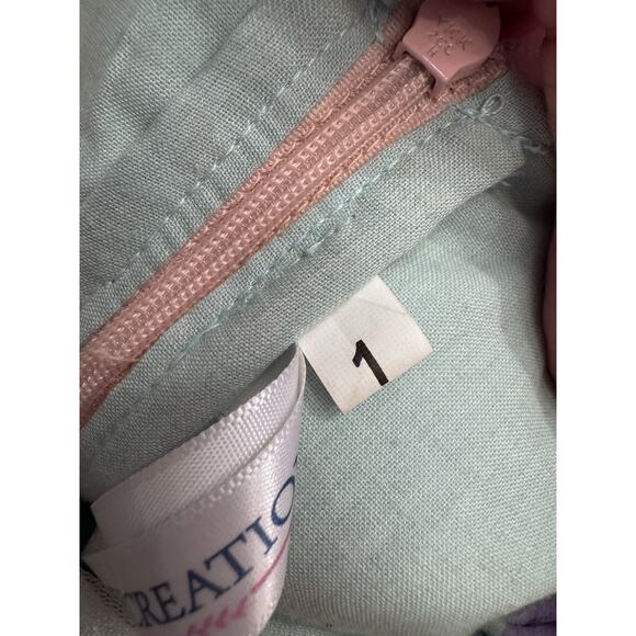 Baby Girls Tulle pom pom Unicorn Birthday Party Dress Size 1 Year - Picture 4 of 16